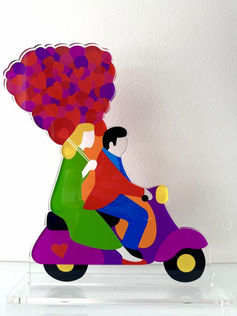 Lodola fidanzati vespa palloncini