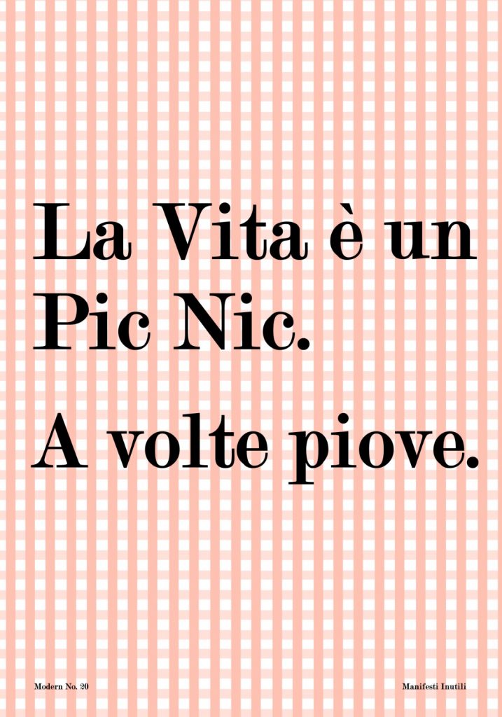 la vita è un Pic-Nic - Manifesto - Riccardo Bonfadini