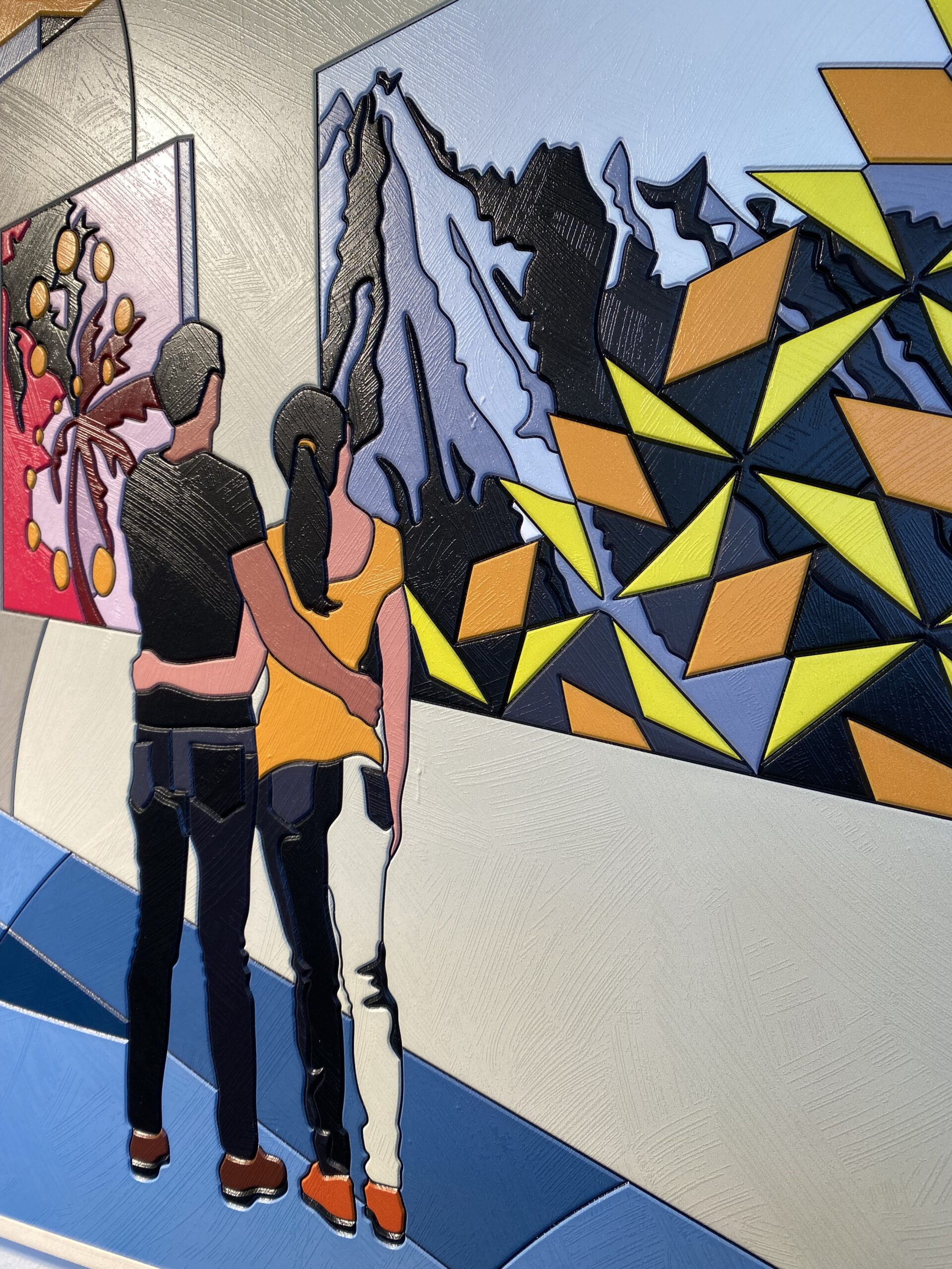 Ripidi Pendii - Museo Montagna- Ugo Nespolo - opera unica