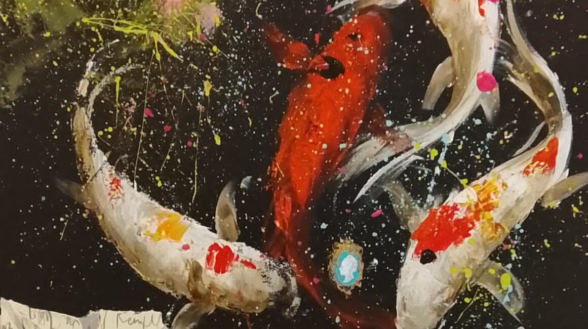Carpe rosse guizzanti - Luca Bellandi