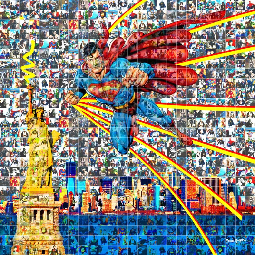 Superman -America -Supereroi - foto d'arte
