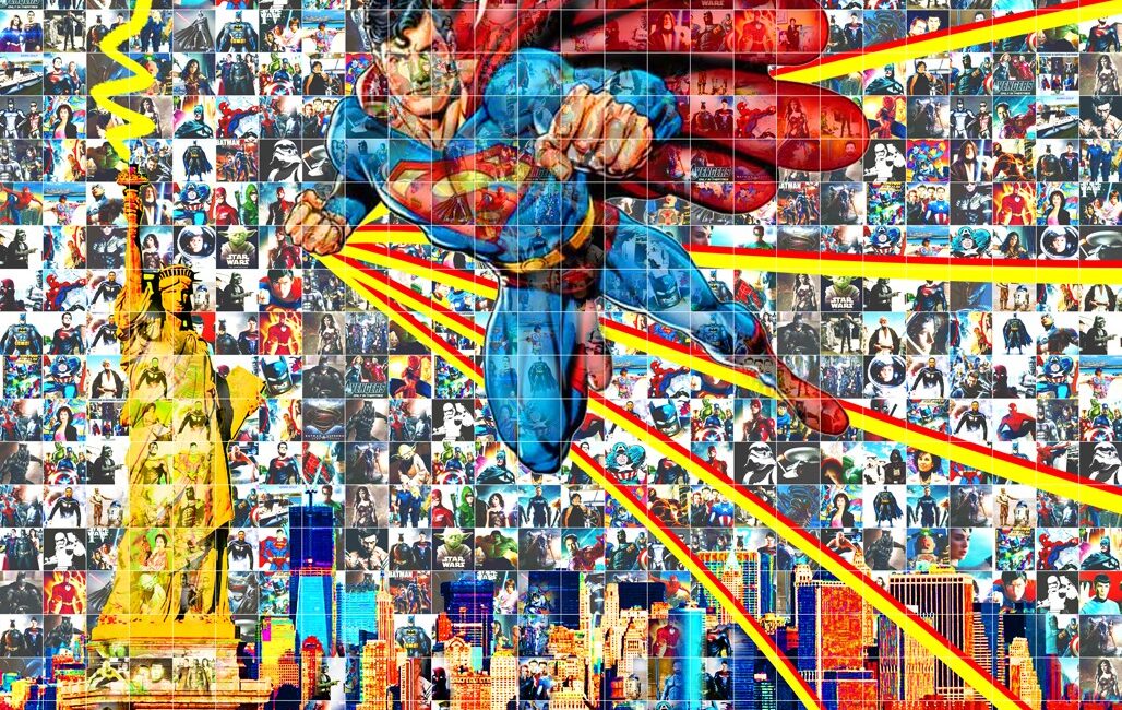 Superman -America -Supereroi - foto d'arte