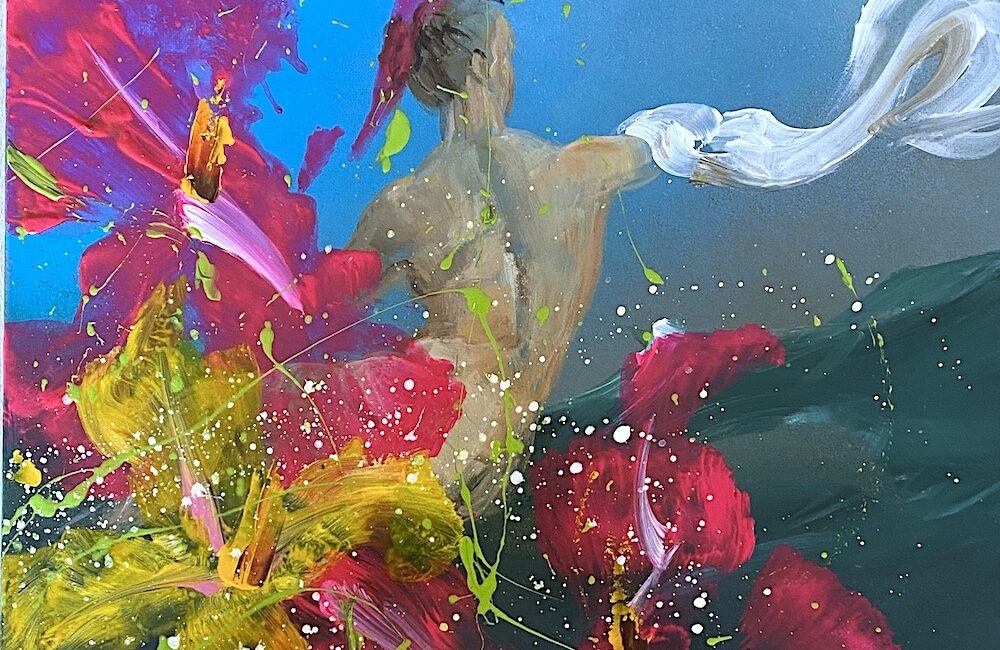 Luca Bellandi - Meet Barocco - opera unica su tela cm 30x30x7