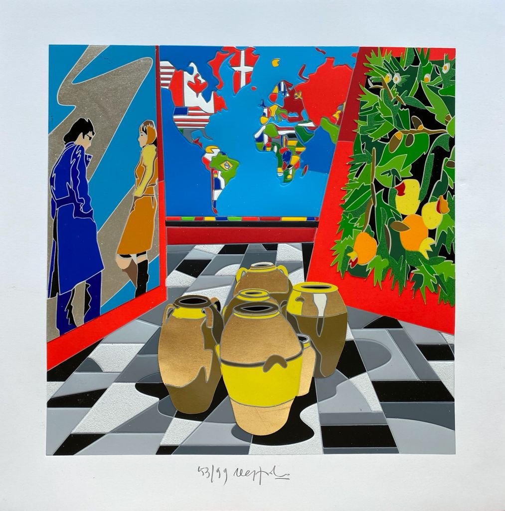 Ugo Nespolo - museo boetti - gilardi - pistoletto