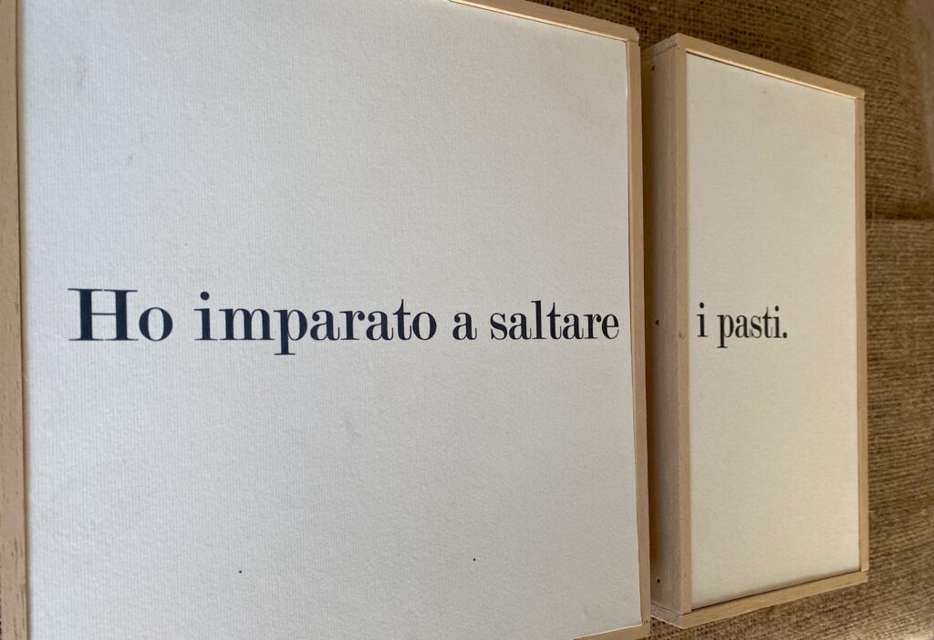 Riccardo Bonfadini- poesia visiva - ironia