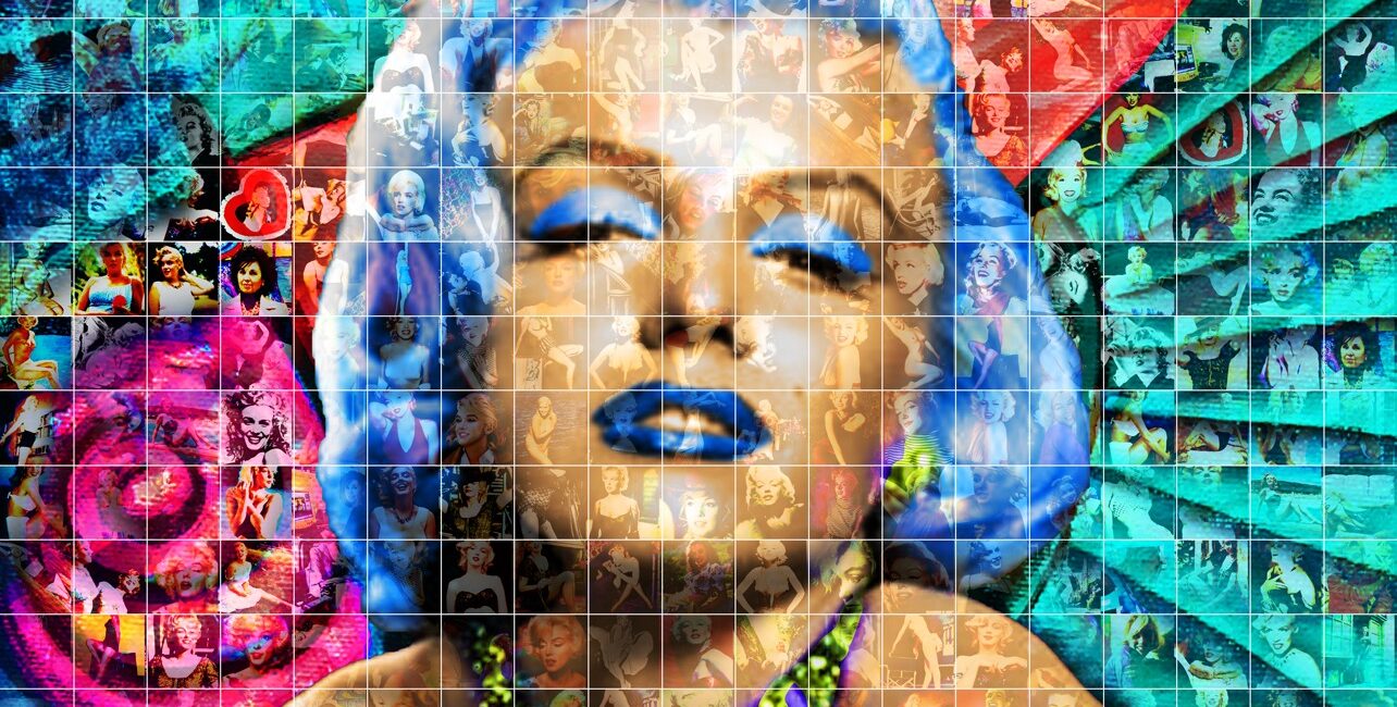 Marylin Monroe-blu