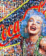 Marilyn Monroe e Coca Cola - foto d'arte