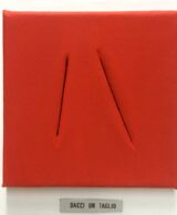 lucio fontana - tagli - sergio vanni - ironia