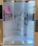 Stefano Ronci | Condense - serigrafia su plexiglass specchiato - cm 40x30x9