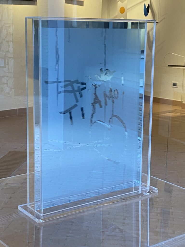 Stefano Ronci | Condense - serigrafia su plexiglass specchiato - cm 40x30x9