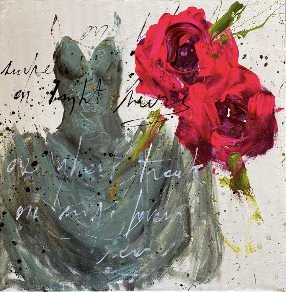 BELLANDI - GHOST- VESTITO CON FIORI E POESIA